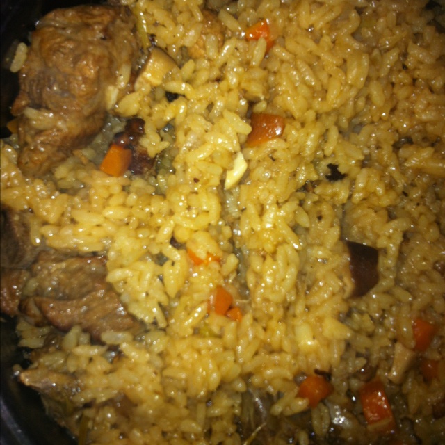 喷香排骨焖饭（爆好吃）