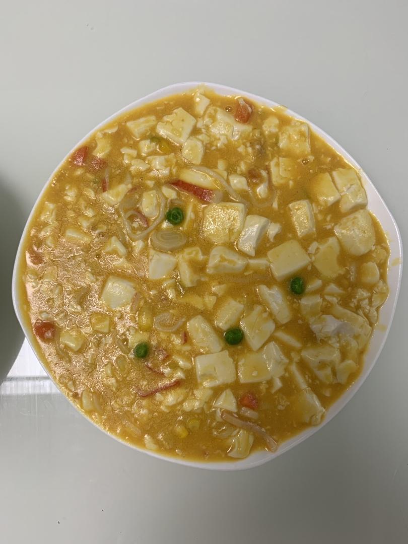 蟹黄豆腐（咸蛋黄版）