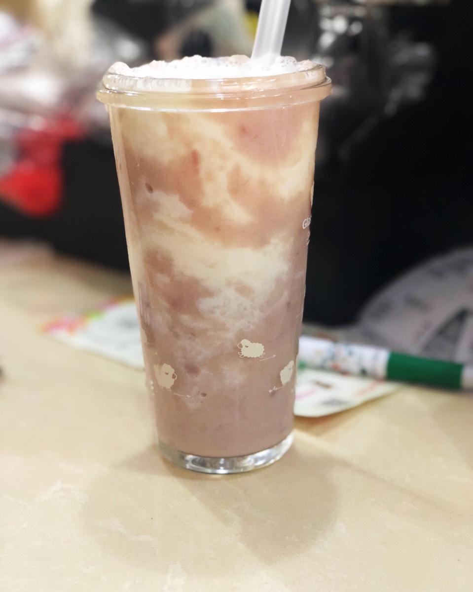 《Tinrry+》芋泥鲜奶（芋泥波波茶）