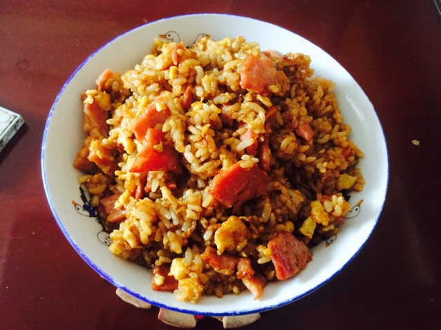 傻瓜版酱油炒饭
