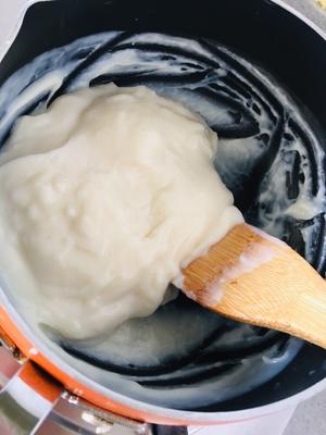 〈健康·美味〉牛奶炼乳椰蓉小方的做法 步骤3