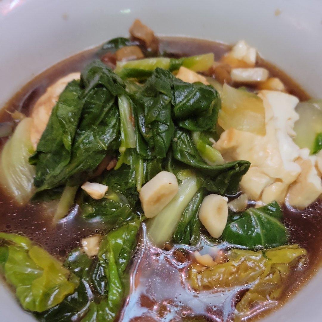 非常入味儿的小白菜炖豆腐