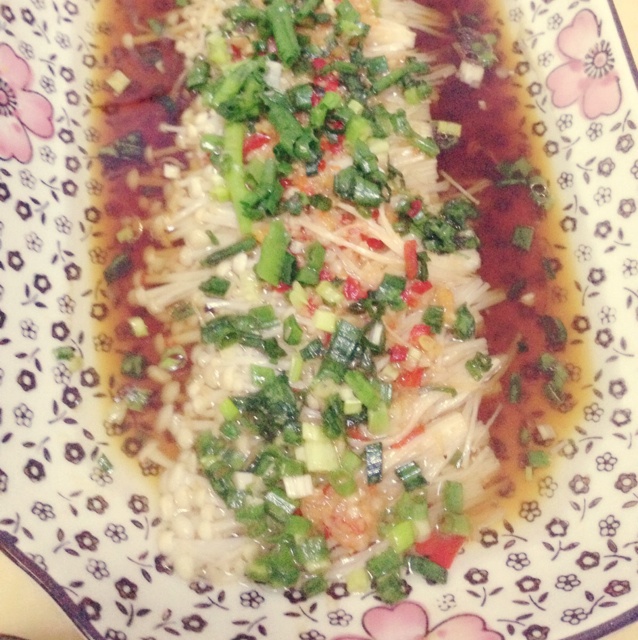 蒜蓉蒸金针菇