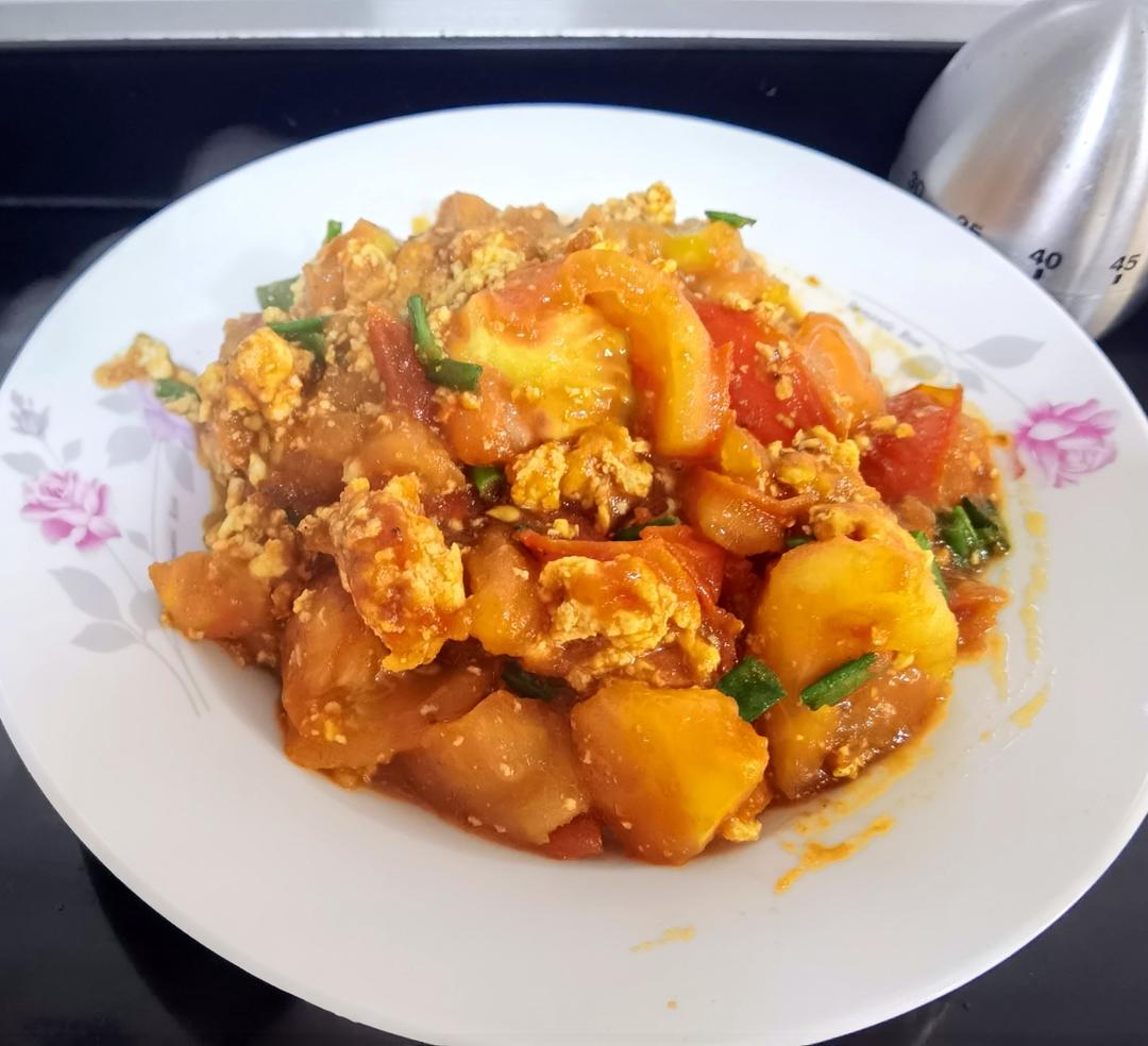 ㊙️一人食|饭店风味番茄炒蛋做法揭秘