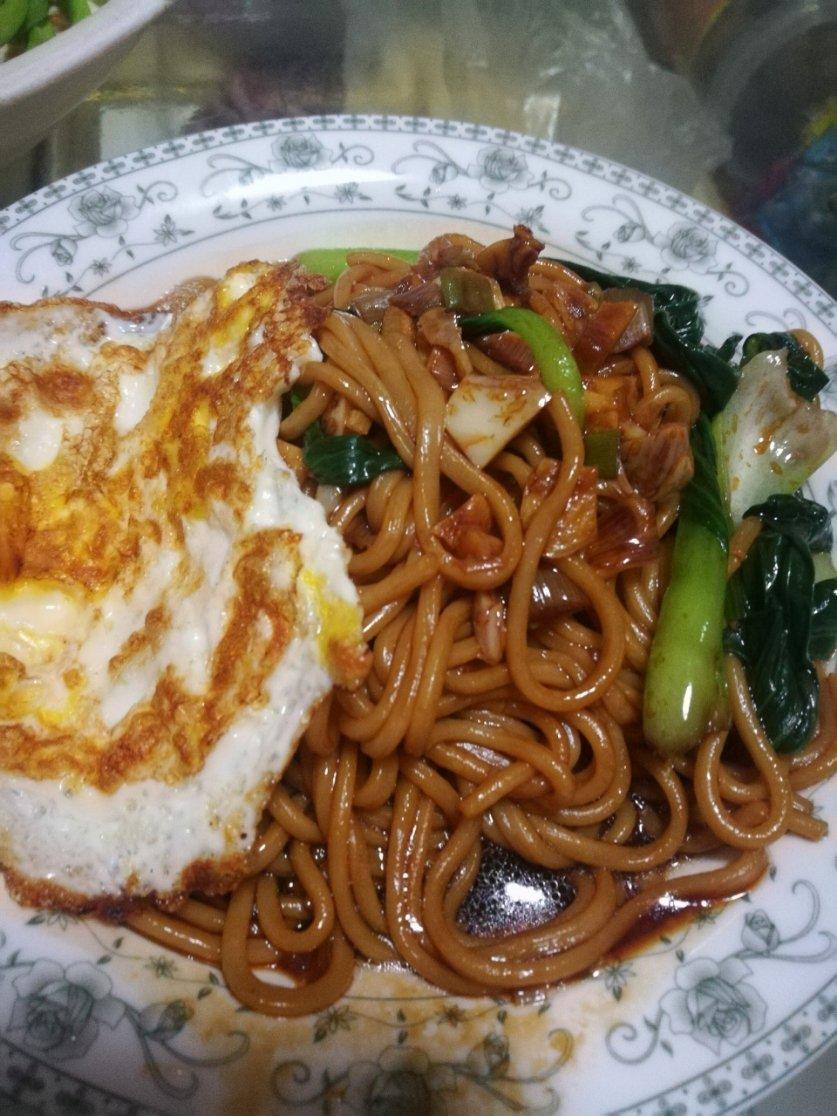 葱香酱油拌面