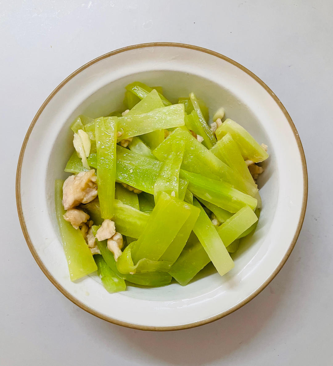 莴笋肉丝