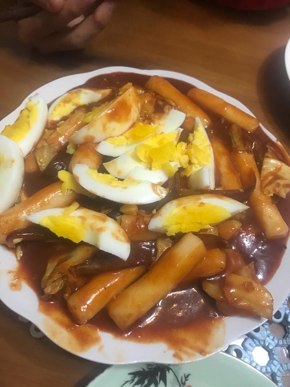 韩式辣炒年糕（or网红芝士套路之芝心年糕）