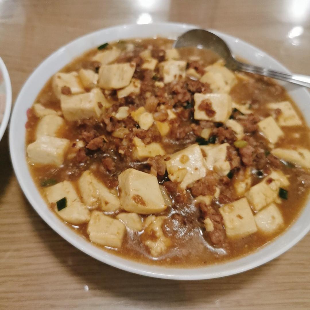 超级下饭的香菇肉沫豆腐