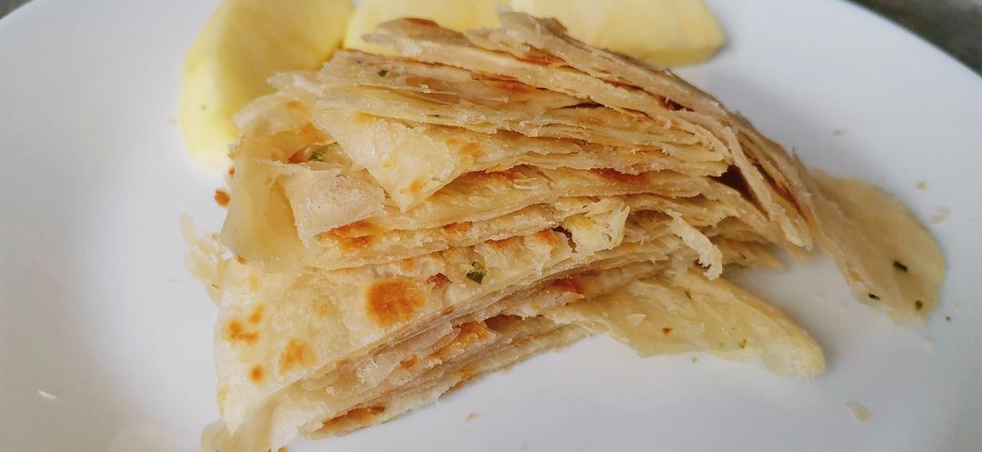 只要还剩一口面粉坚决不出门，香酥脆葱油饼