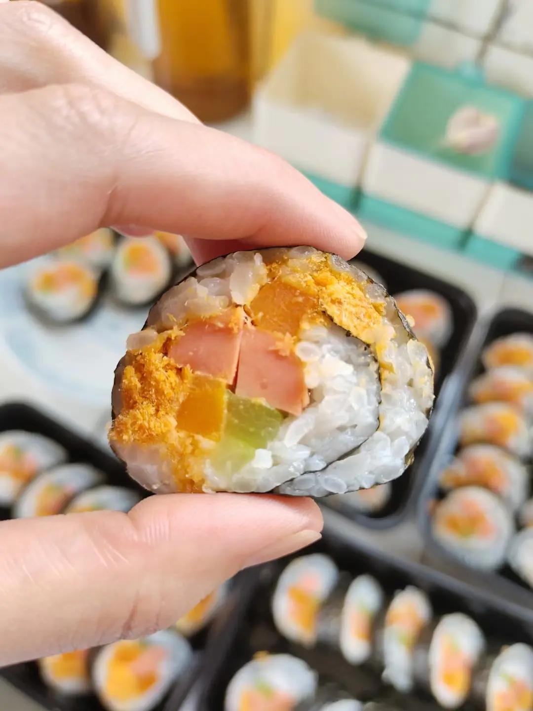 三分钟简易版寿司（普通米饭版，无需寿司醋）