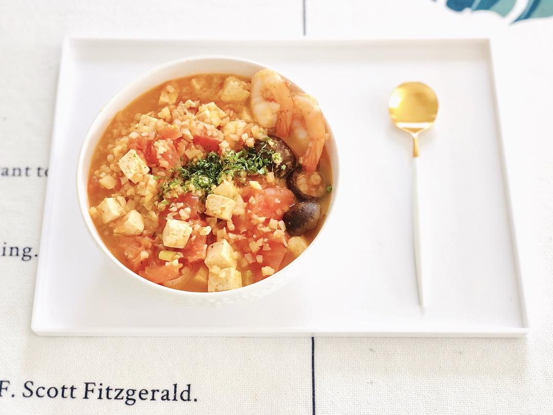 番茄菜花米烩饭丨健康·三餐<好好吃饭7>