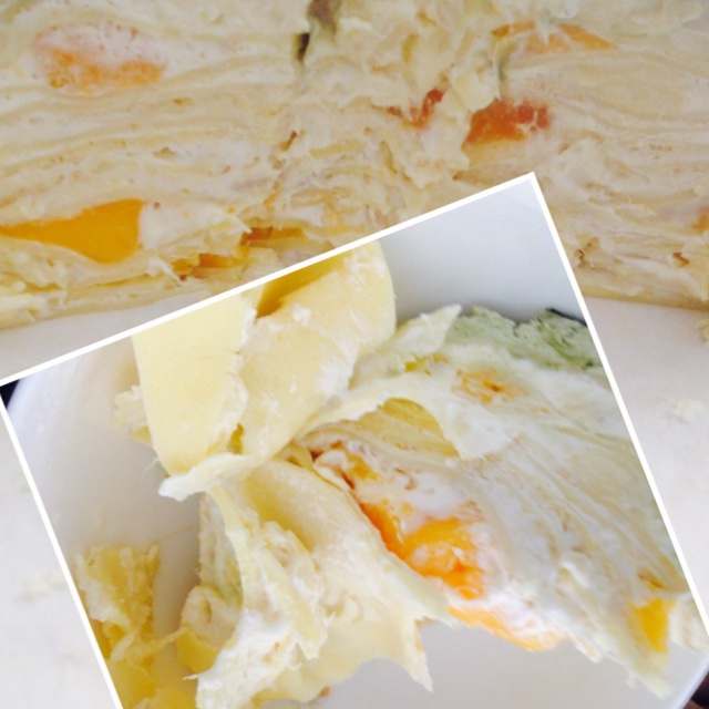 榴莲千层蛋糕（stratiform cake）