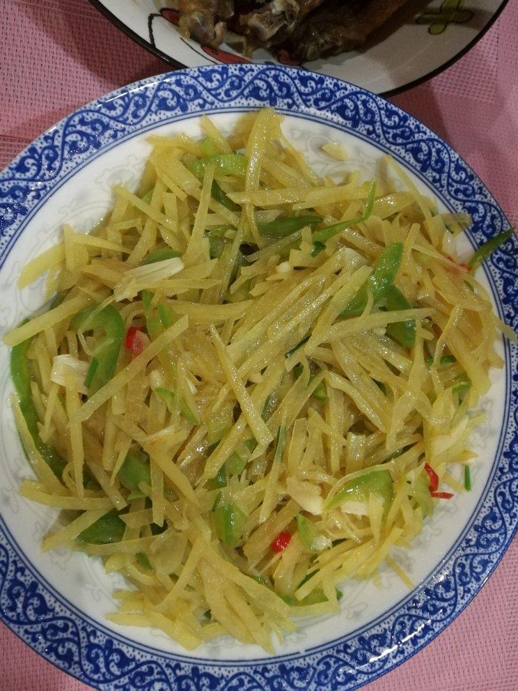 炒土豆丝（秘诀）