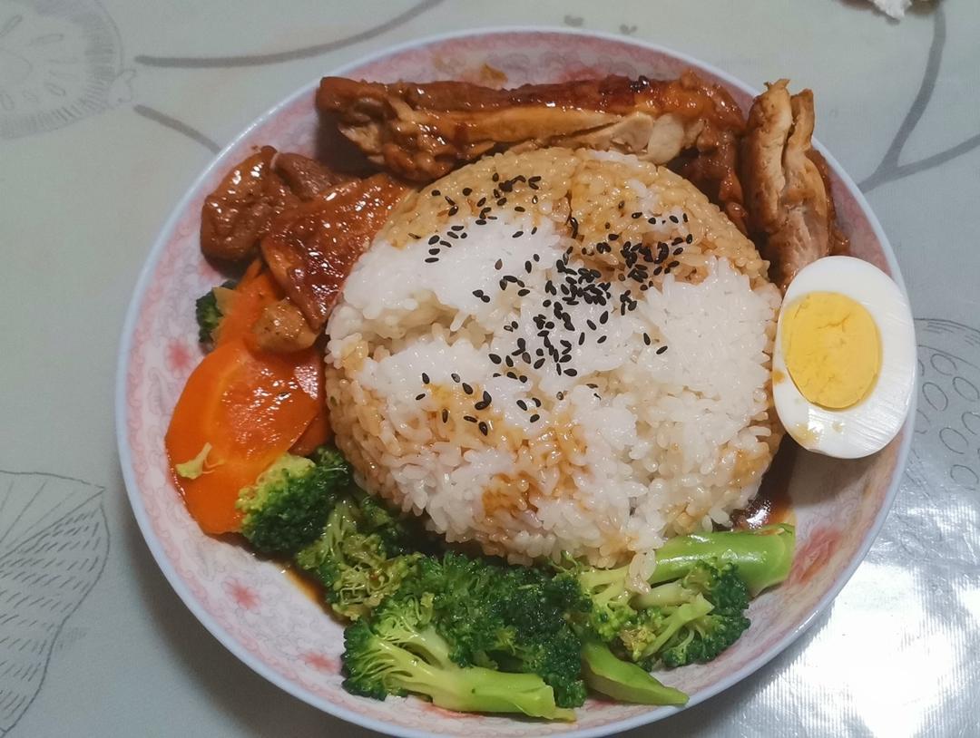 照烧鸡腿饭