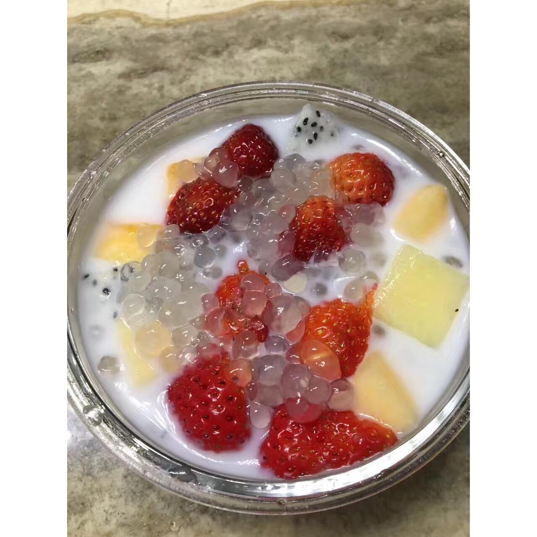 水果什锦西米露