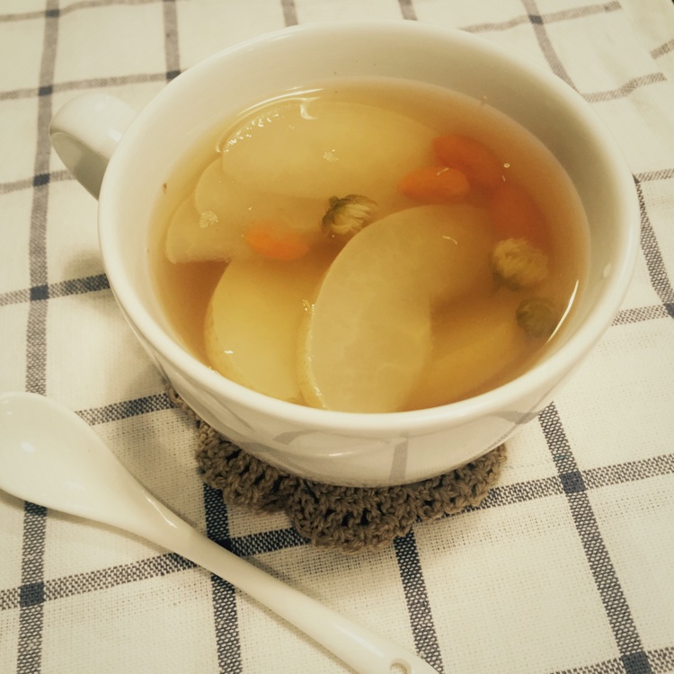 杨朴仔yityyoung做的菊花雪梨茶