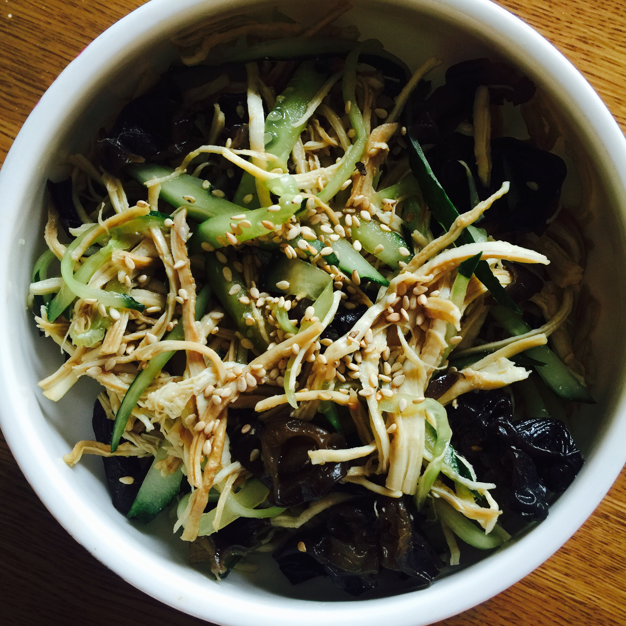 减脂健身｜凉拌手撕鸡丝（香辣&麻油版）