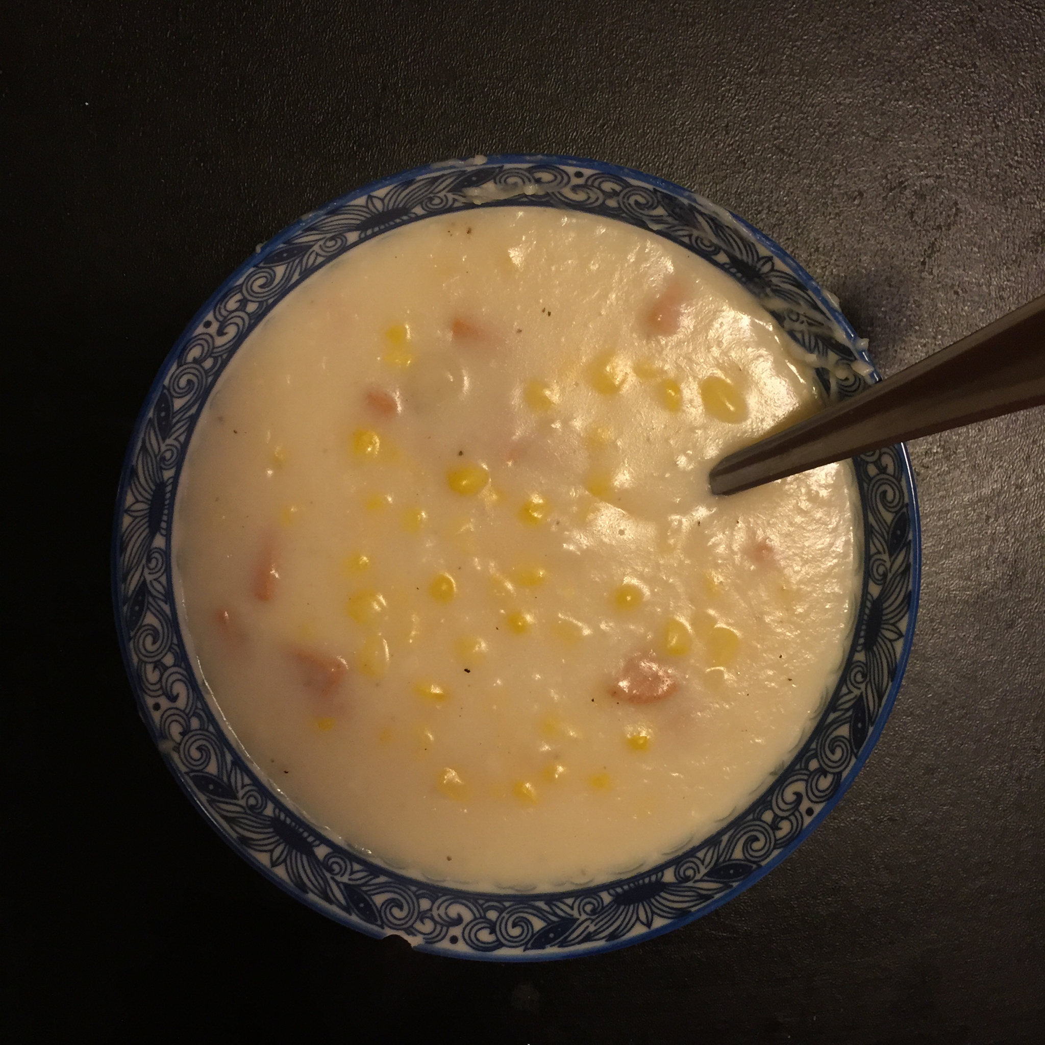 火腿玉米浓汤