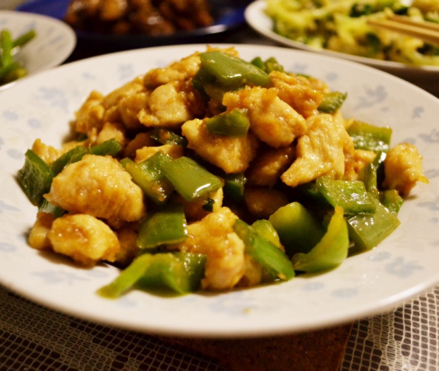 5分钟速食--青椒炒鸡脯