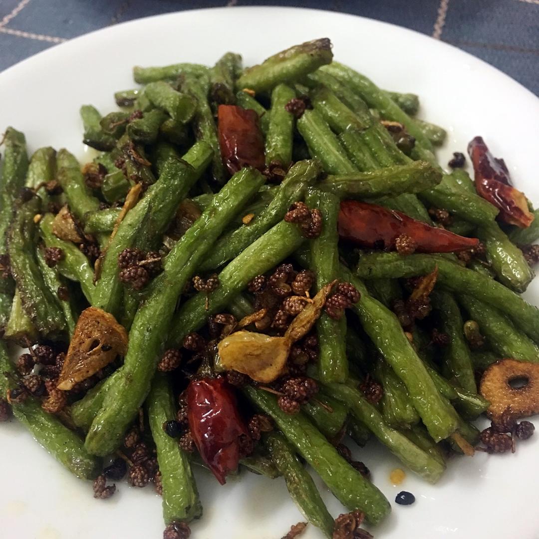 lǐ家べ~姑娘做的素干煸豆角