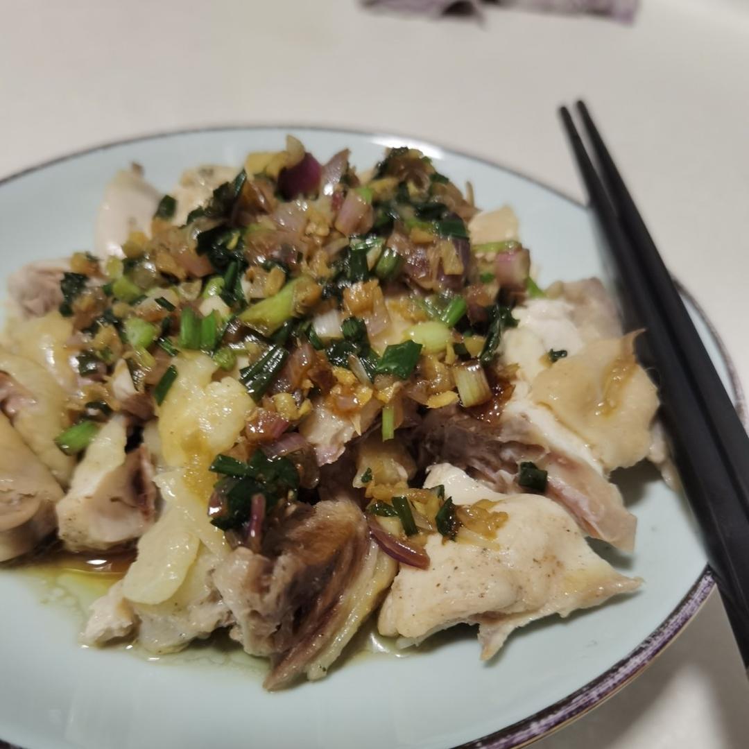 葱油鸡（姜葱鸡）简单做法全，详细到没下过厨都会做