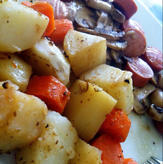 孜然粉烤小土豆