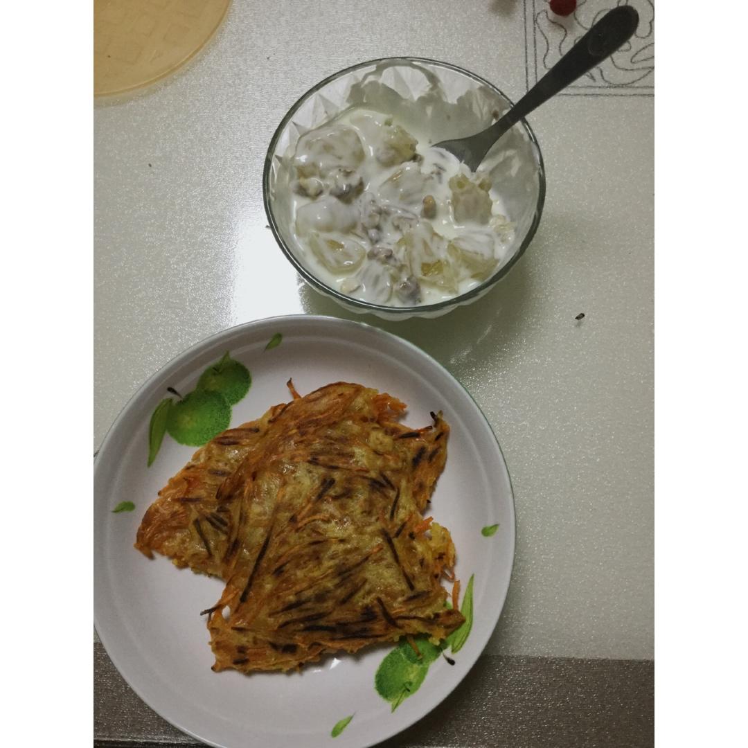 营养早餐—胡萝卜饼