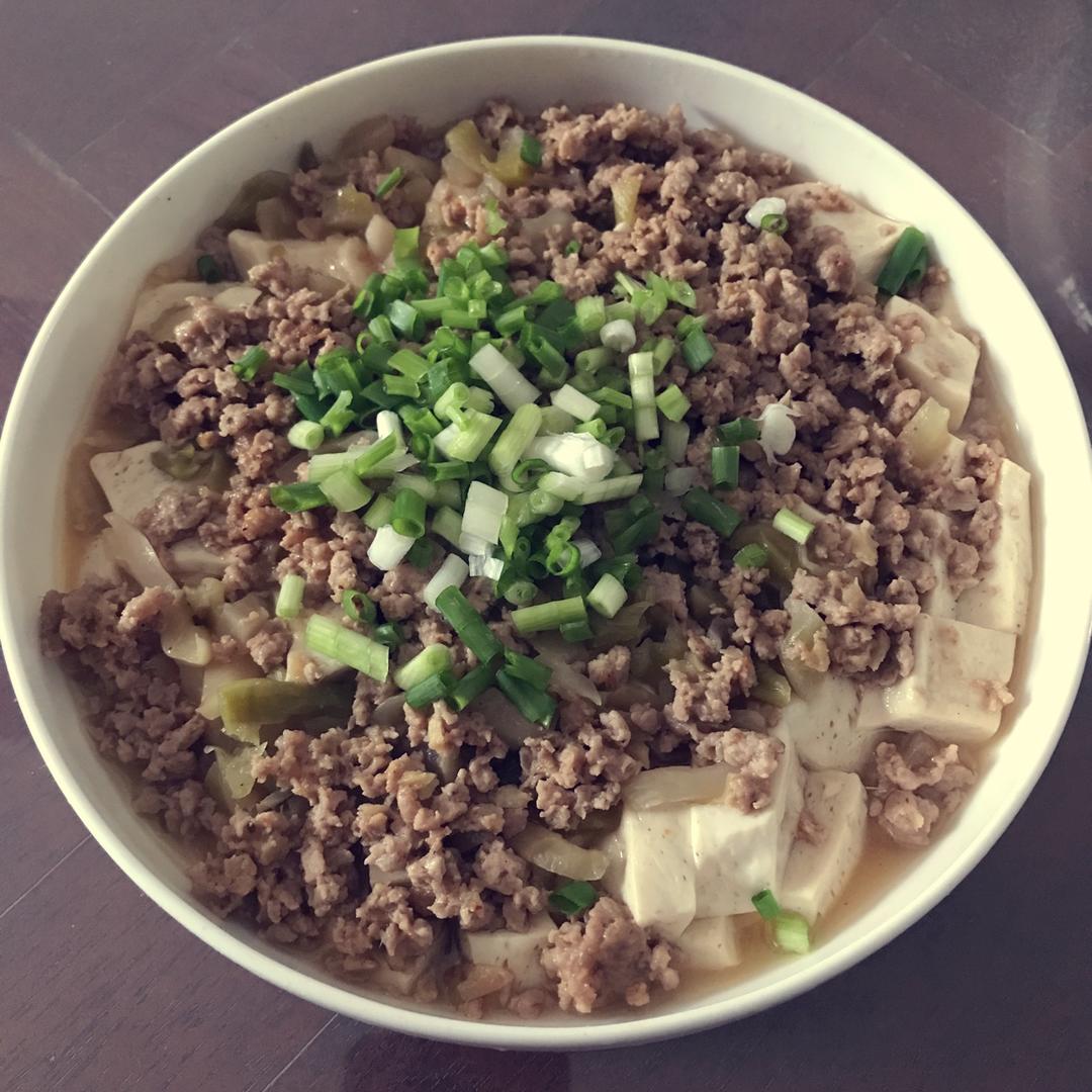 肉末蒸豆腐