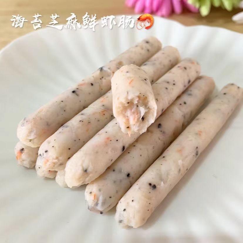 宝宝辅食补钙海苔芝麻鲜虾肠