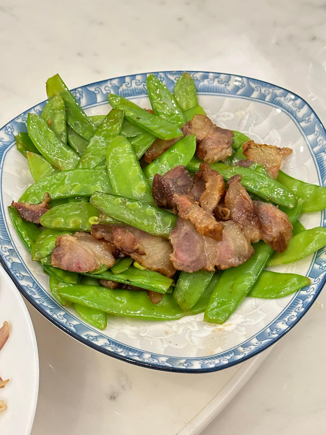 广味腊肠炒荷兰豆 清脆可口家常菜