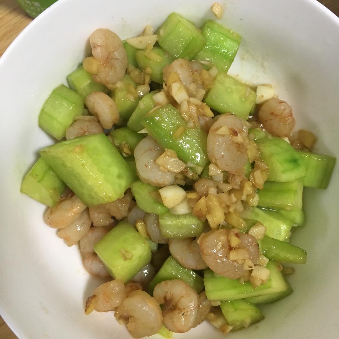 虾仁炒青瓜