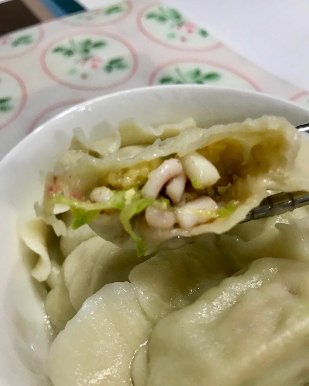 西葫芦鸡蛋虾仁三鲜饺子