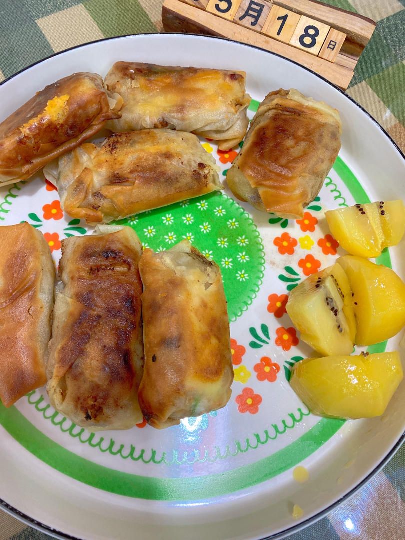 两岁豆子早餐打卡