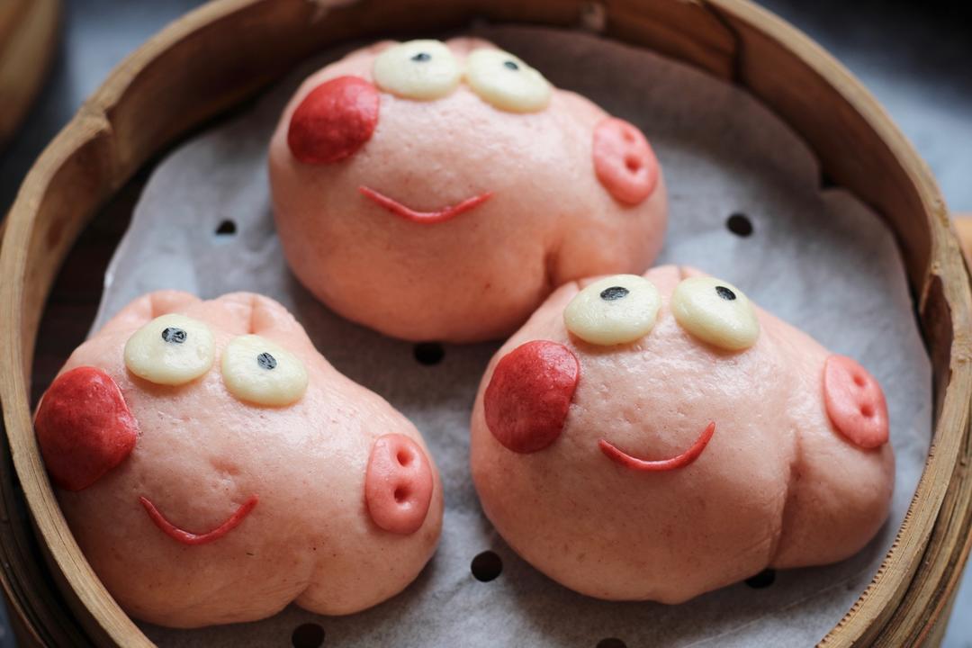 小猪佩琦豆沙包