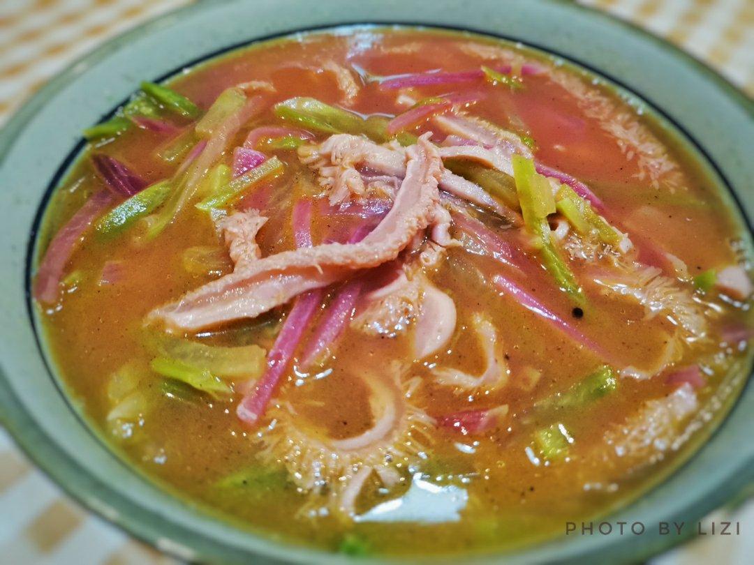 💯分💯好吃的酸汤牛百叶‼️