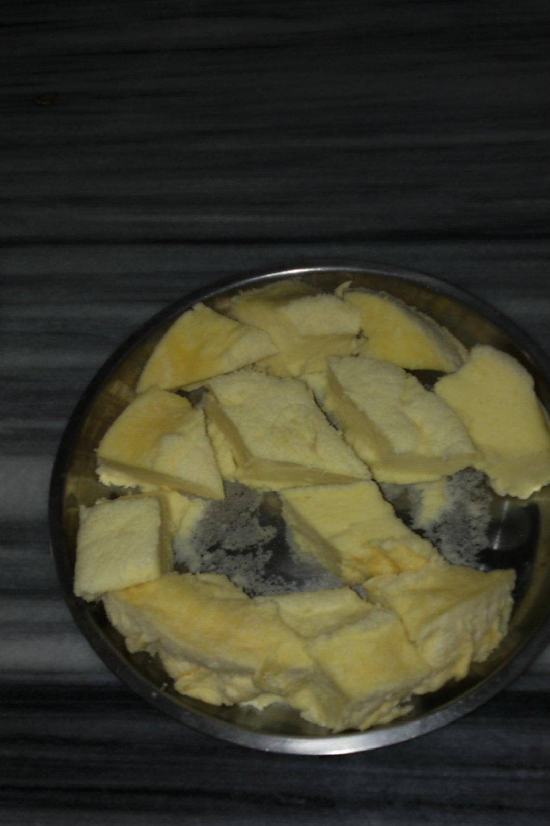 零失败戚风蒸蛋糕（8寸）可做蛋糕胚（另附红丝绒蒸蛋糕做法）