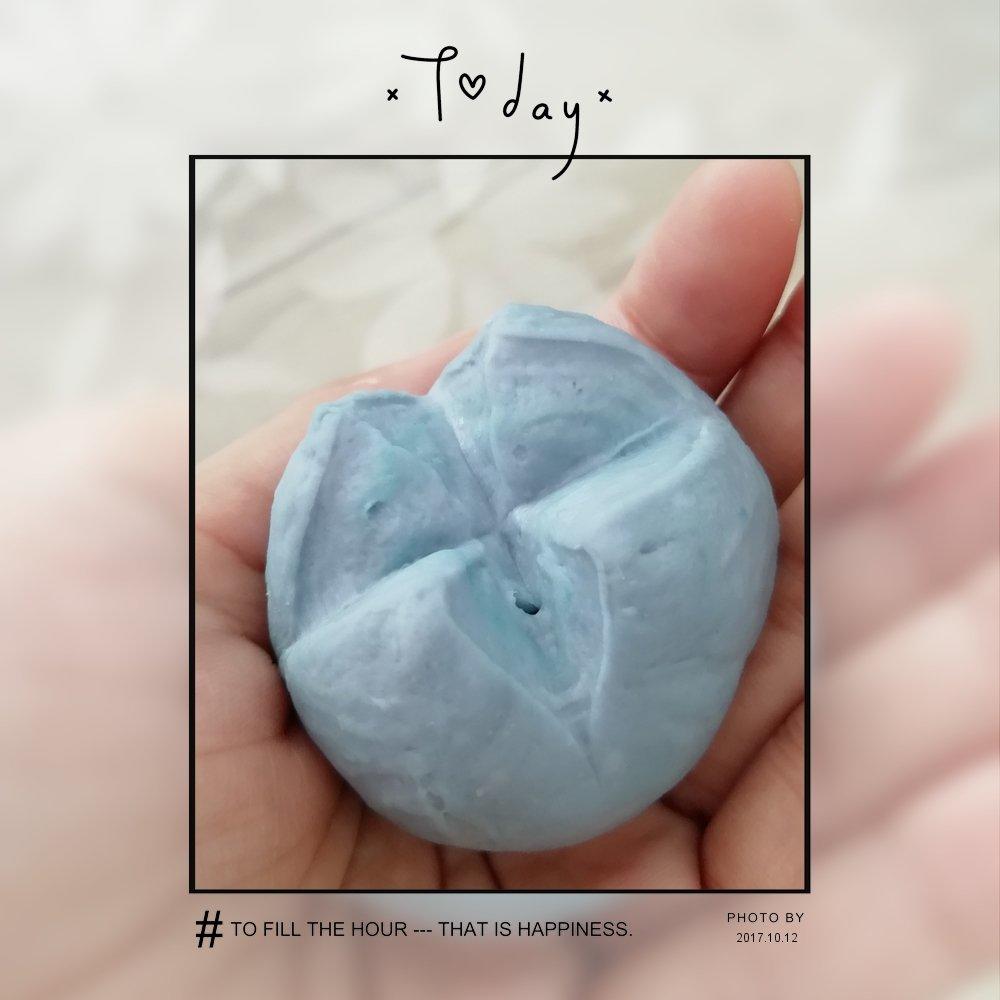 紫甘蓝柠檬玫瑰花馒头