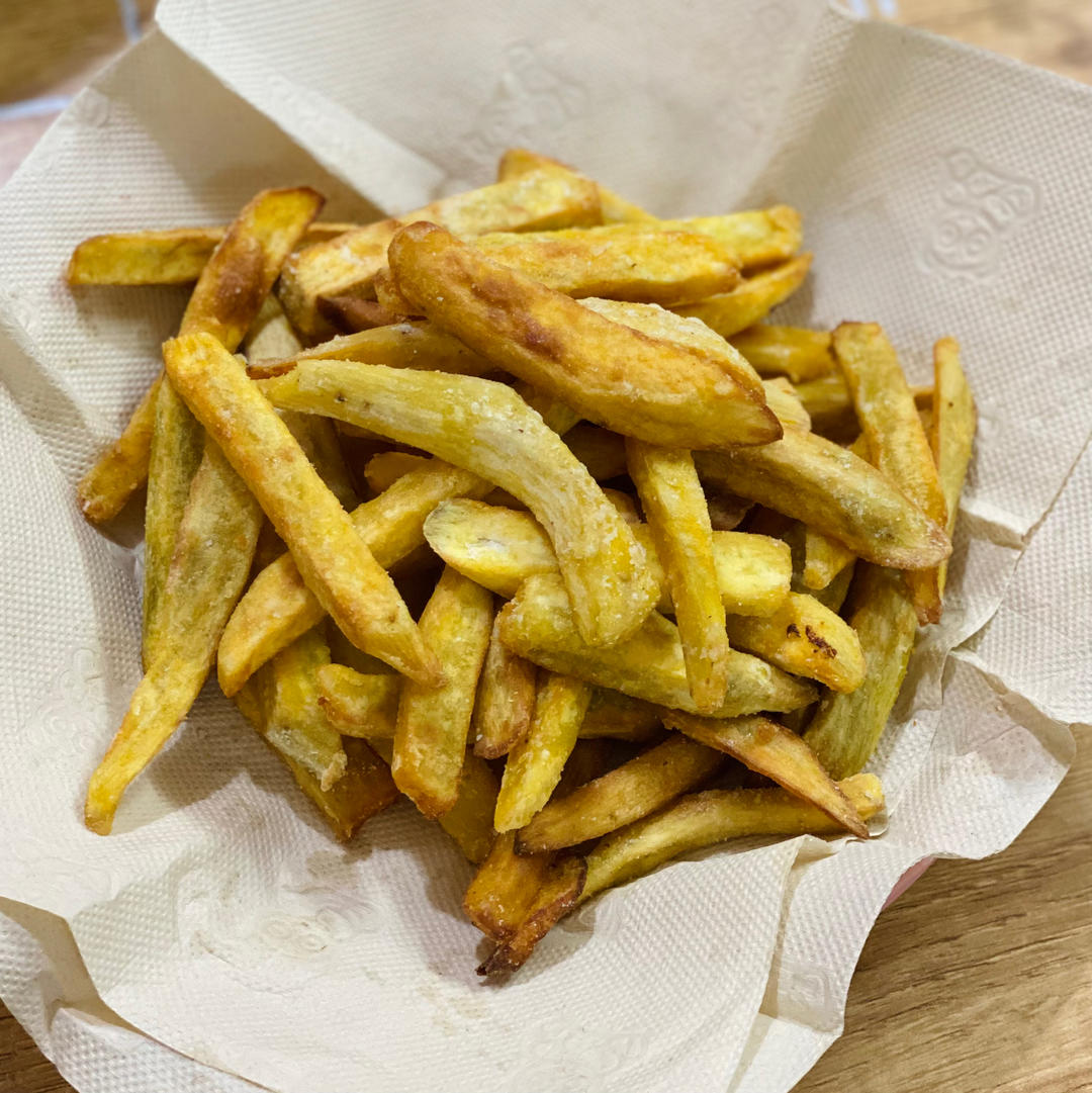 超简单的炸薯条🍟 红薯🍠