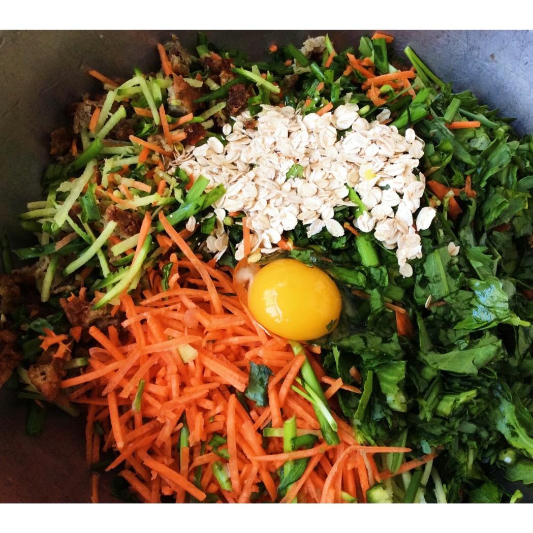 咸味菜窝头(内附手法视频)～～吃点儿粗粮系列