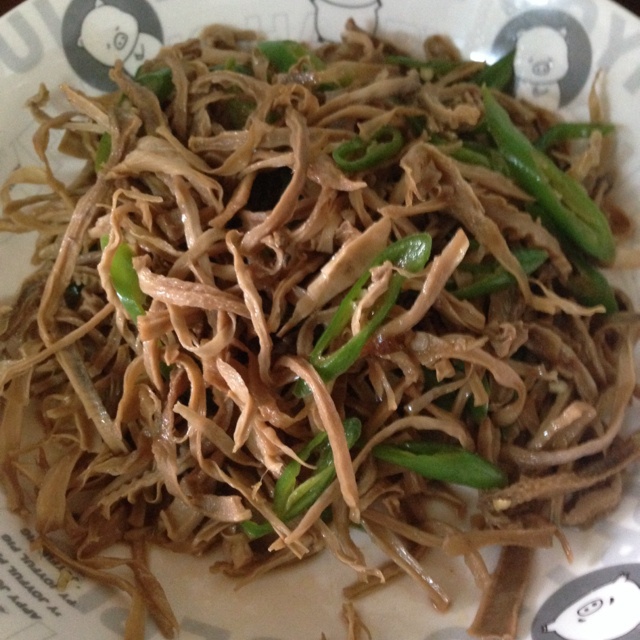 莫非-娜做的素炒笋干丝