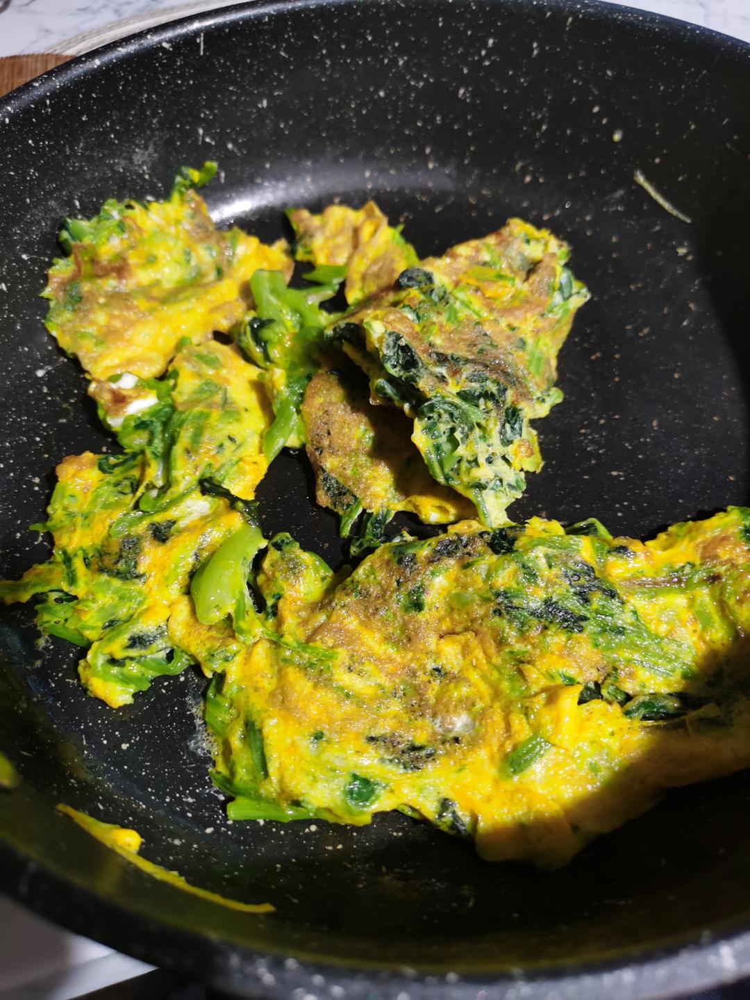 低脂菠菜鸡蛋饼