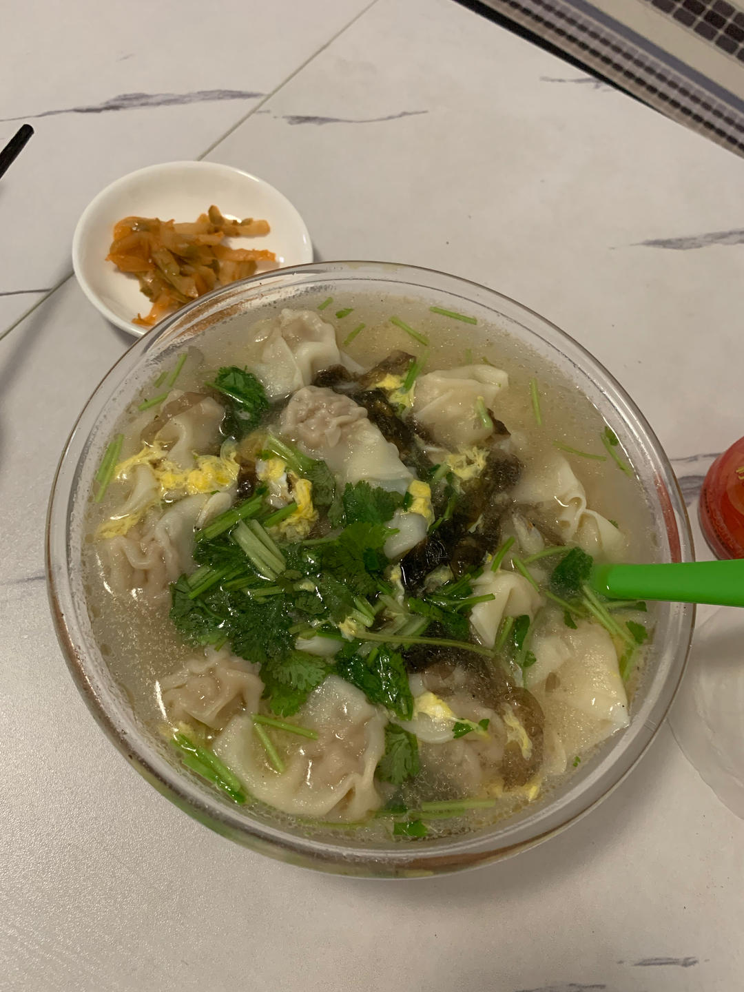 肉不柴的馄饨馅