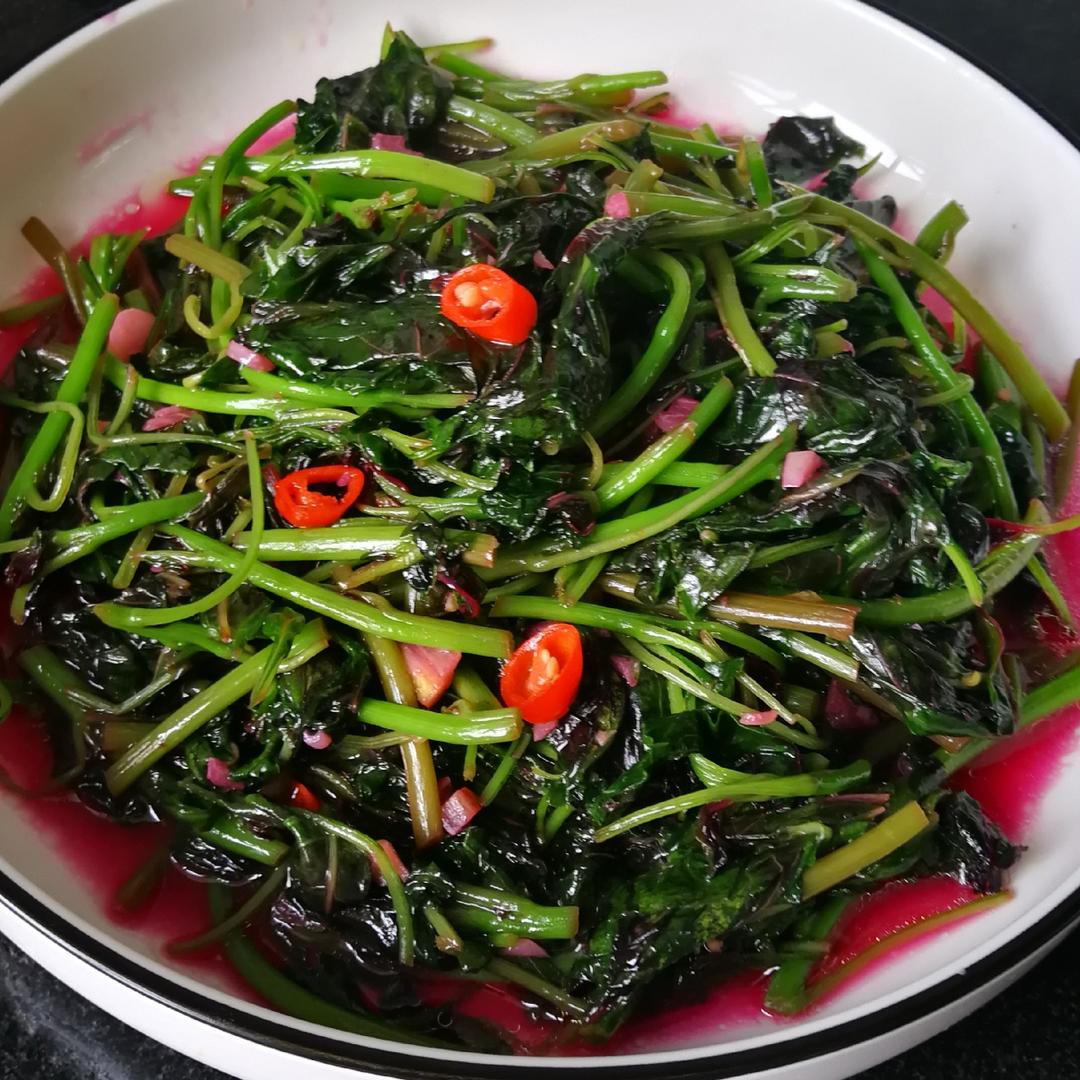 蒜蓉汉菜的做法