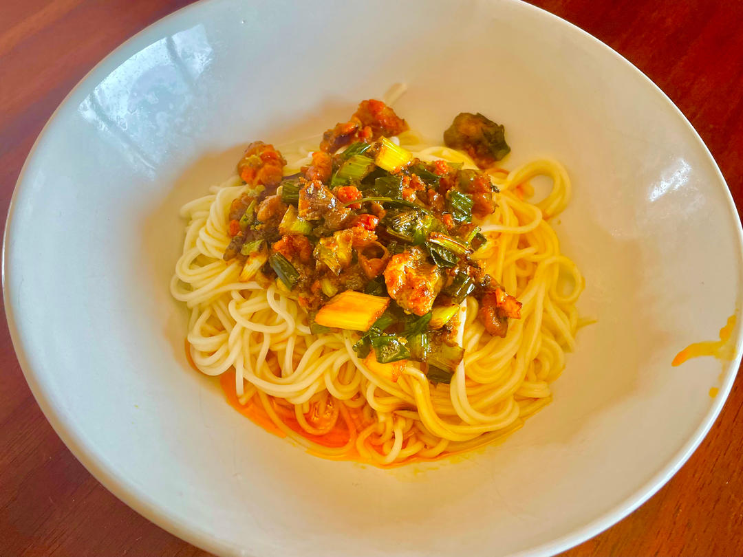 蟹黄捞面.（🦀绝对殿堂级.0难度，超美味）