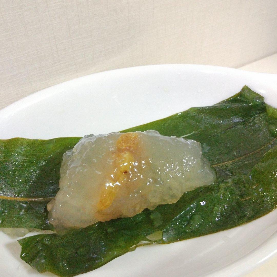 水晶豆沙粽