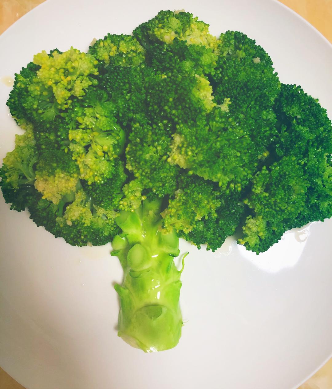 年夜菜之吉祥发财树（辣汁西兰花）的做法 步骤8