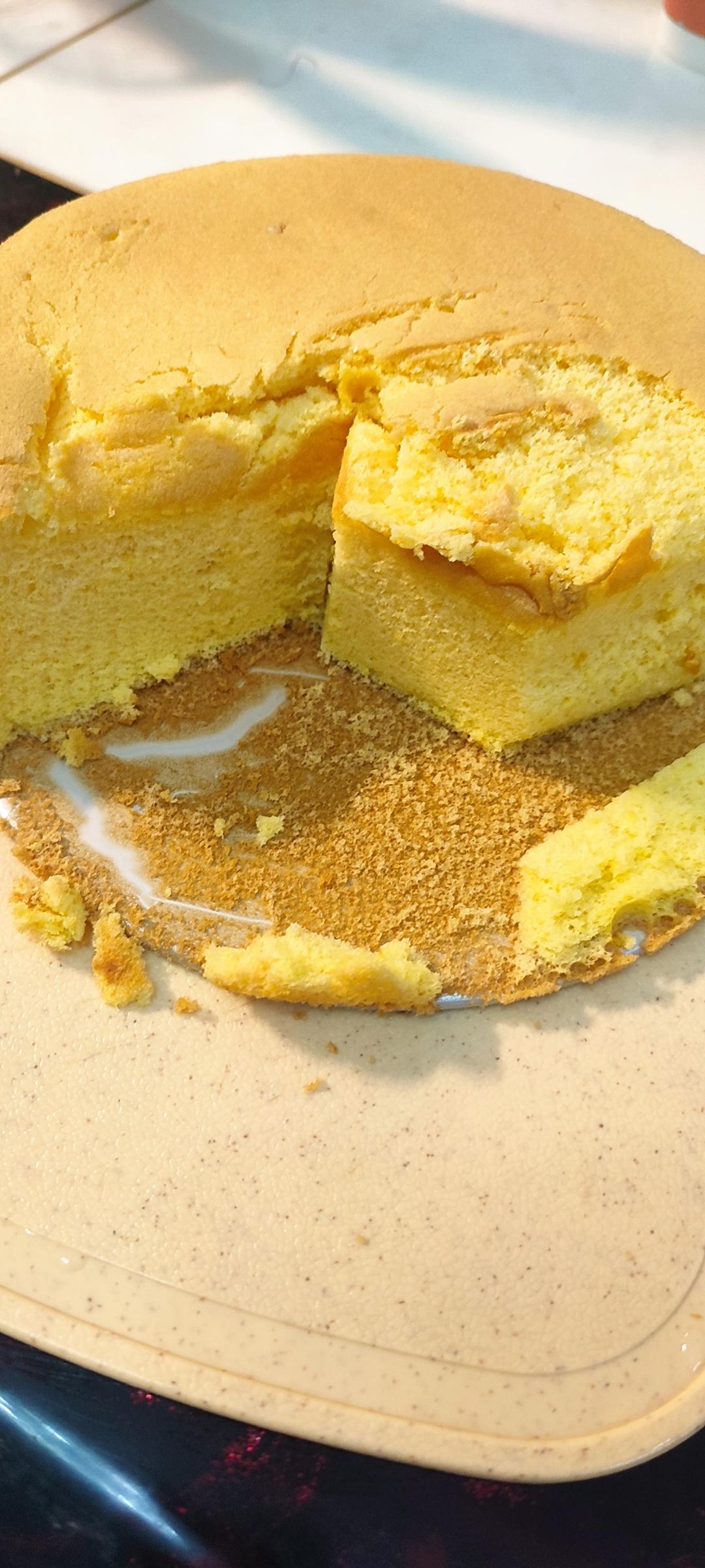 戚风蛋糕比例完美不回缩、不塌腰、不开裂、6寸、8寸、10寸