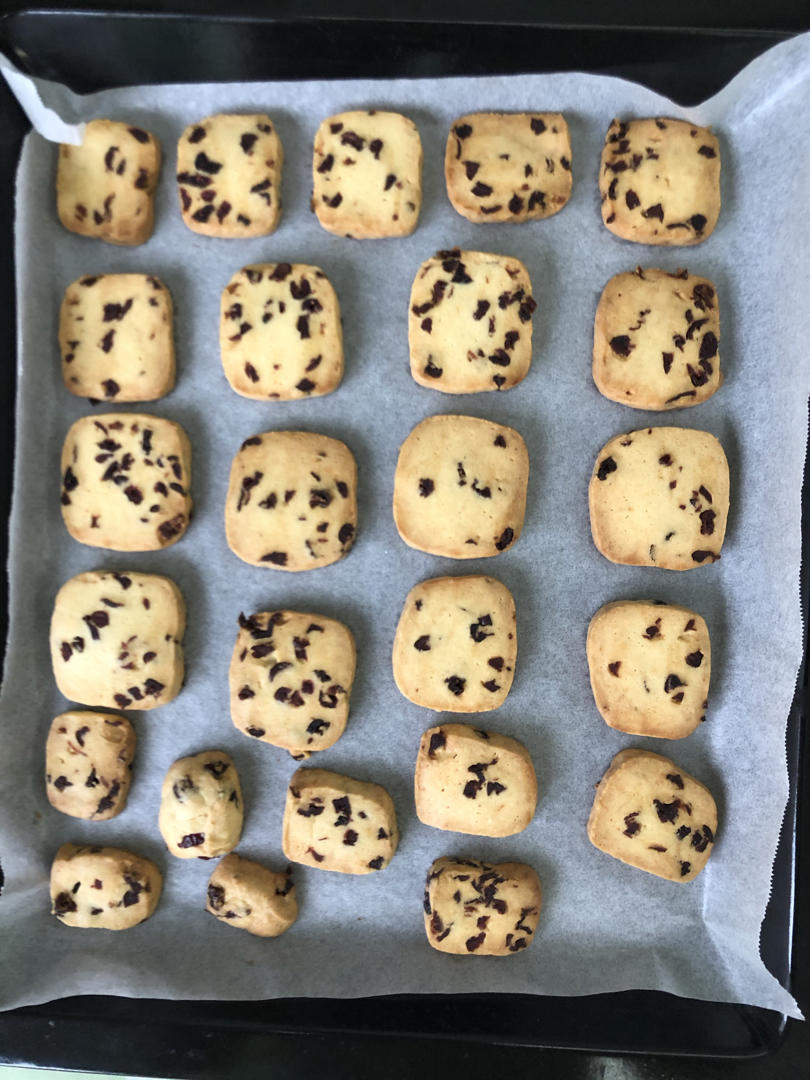 低糖少油版蔓越莓饼干