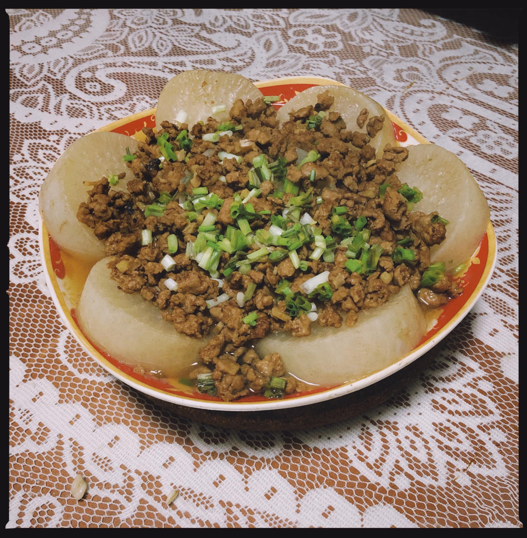 肉末炖萝卜