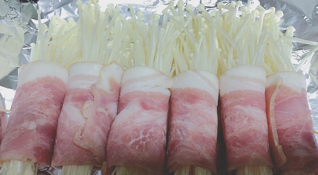 培根金针菇卷（烤箱）